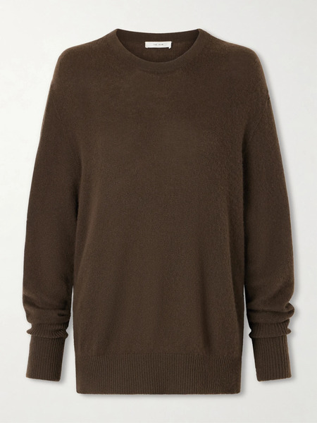  The Row The Row - Odelle Cashmere Knit - Dark Brown 