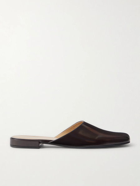  The Row The Row - Penelope Leather Flats - Brown 