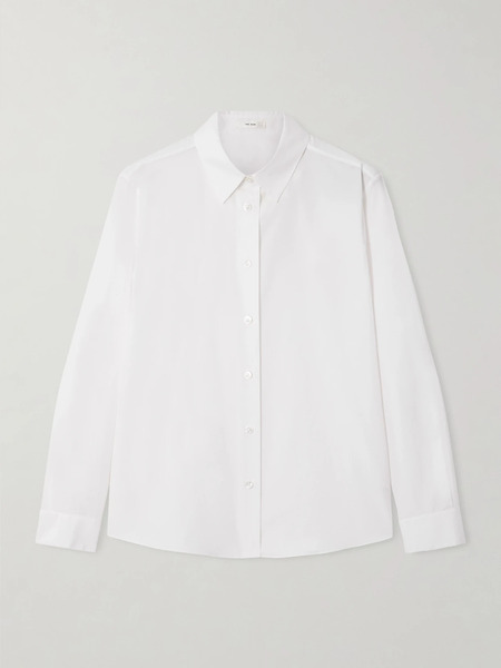  The Row The Row - Sadie Cotton-poplin Shirt - White 