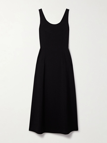  The Row The Row - Teza Wool Maxi Dress - Black 