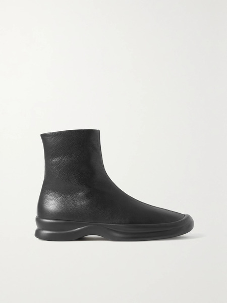  The Row The Row - Town Leather Ankle Boots - Black 