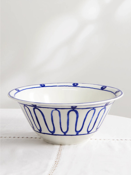  Themis Z Themis Z - Kyma Painted Porcelain Bowl - Blue 