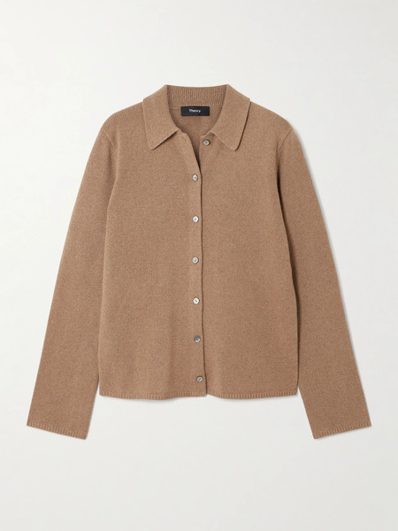 Theory Theory - Cashmere And Wool-blend Cardigan - Beige 