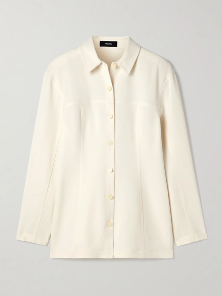  Theory Theory - Crepe Shirt - Off-white 
