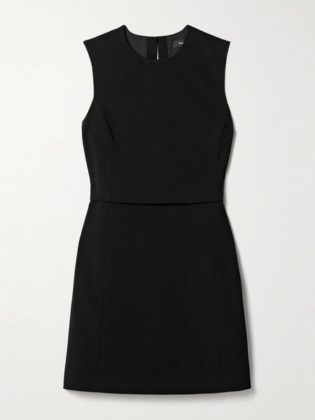  Theory Theory - Layered Crepe Mini Dress - Black 