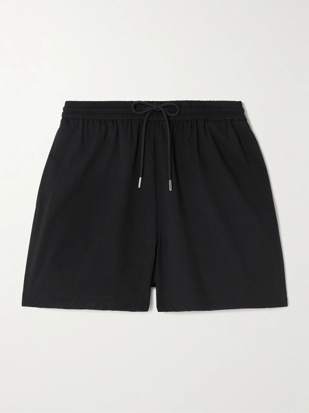  Theory Theory - Wool-blend Shorts - Black 