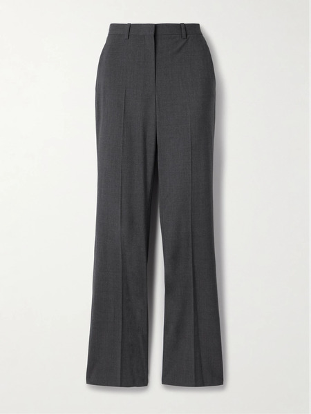  Theory Theory - Wool-blend Straight-leg Pants - Gray 