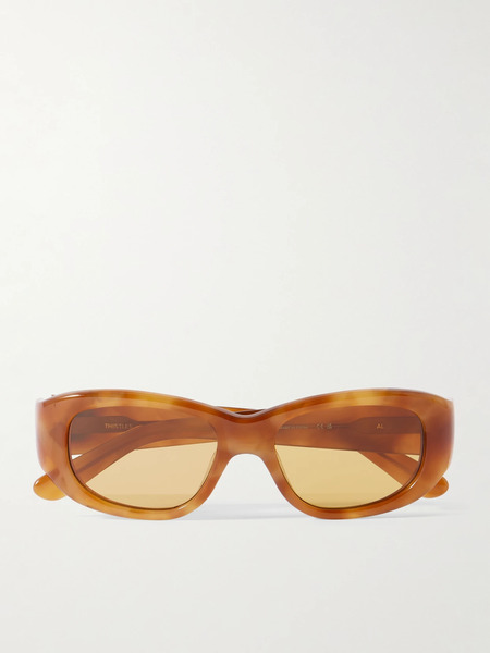  Thistles Thistles - The Al Square-frame Tortoiseshell Acetate Sunglasses - One Size 