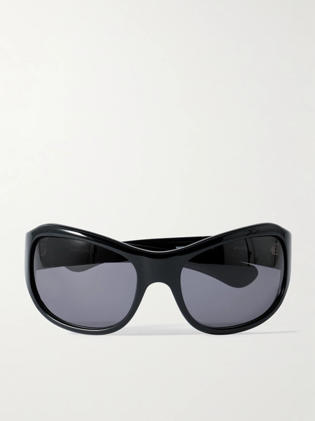  Thistles Thistles - The Atlas D-frame Acetate Sunglasses - Black 
