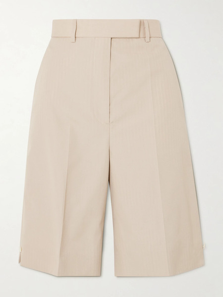  Thom Browne Thom Browne - Pleated Canvas Shorts - Neutral 