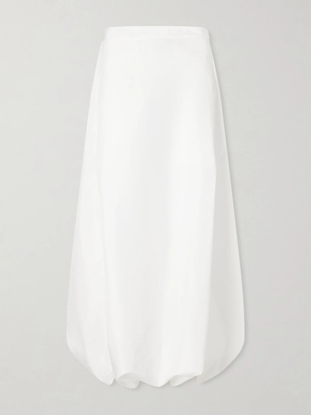  Tibi Tibi - Jalousie Shell Midi Skirt - White 