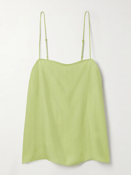  Tibi Tibi - Satin-twill Camisole - Sage Green 