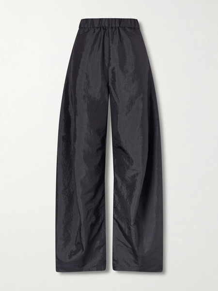  Tibi Tibi - Winslow Crinkled-shell Barrel-leg Pants - Navy 