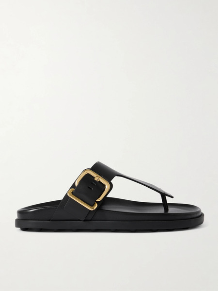  Tod's Tod's - Buckled Leather Sandals - Black 