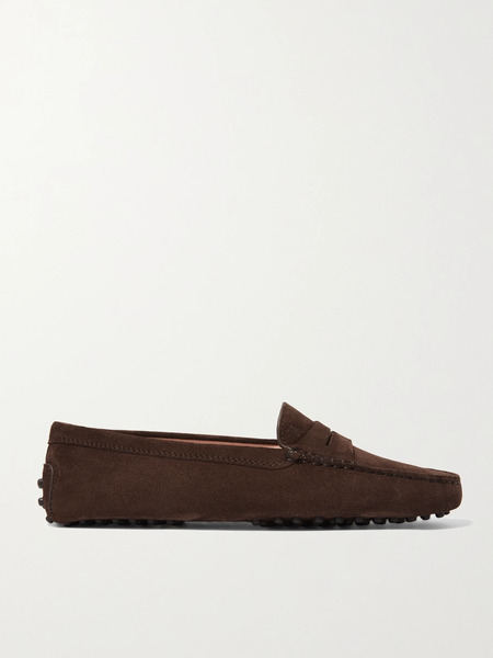  Tod's Tod's - Gommino Suede Loafers - Brown 
