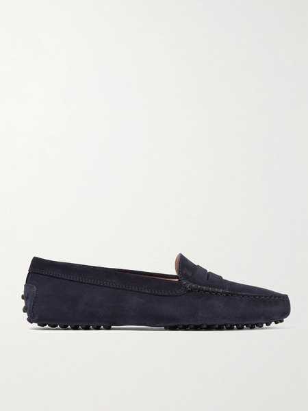  Tod's Tod's - Gommino Suede Loafers - Navy 