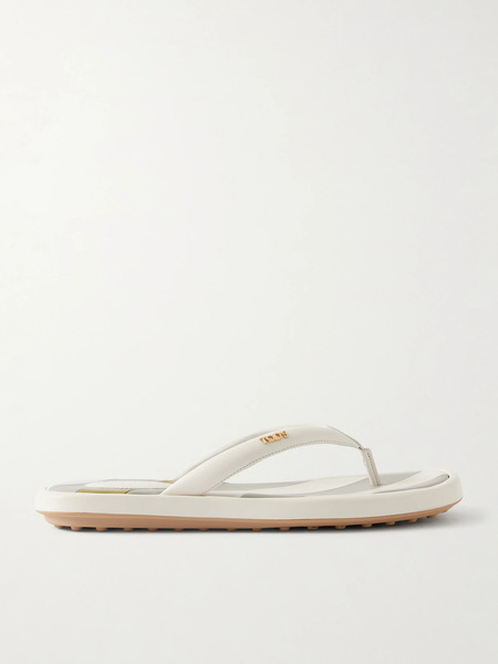  Tod's Tod's - Leather Flip Flop - White 
