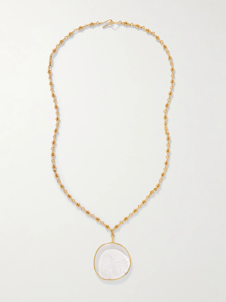 Tohum Tohum - Gold-plated Quartz Necklace - One Size 