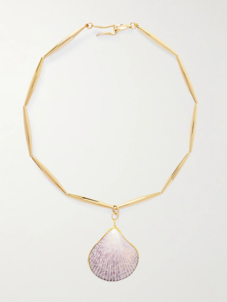  Tohum Tohum - Lumia Theia Gold-plated And Shell Necklace - One Size 