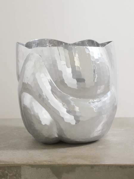  Tom Dixon Tom Dixon - Cloud Short Aluminum Vase - Silver 