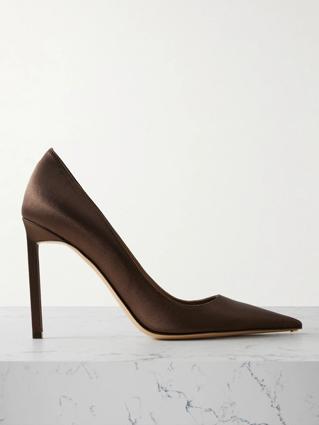  Tom Ford Tom Ford - Betty Satin Pumps - Dark Brown 