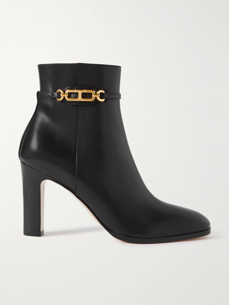  Tom Ford Tom Ford - Embellished Patent-leather Boots - Black 