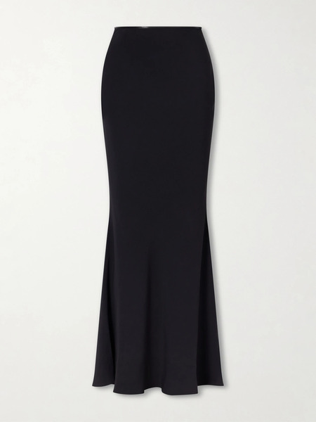  Tom Ford Tom Ford - Enverse Satin Maxi Skirt - Black 