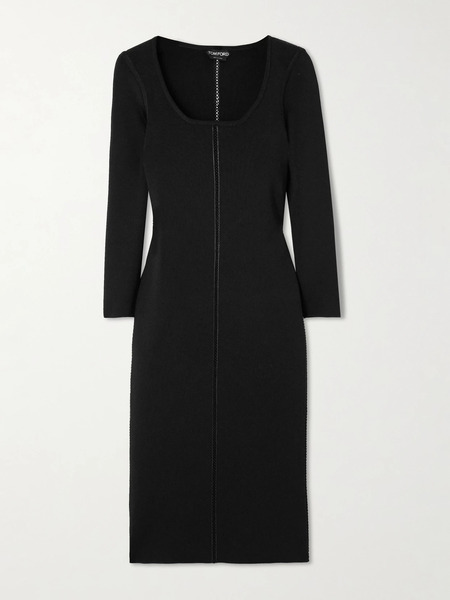  Tom Ford Tom Ford - Knitted Midi Dress - Black 