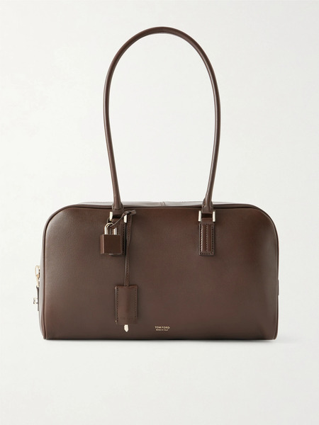  Tom Ford Tom Ford - Leather Shoulder Bag - Chocolate 