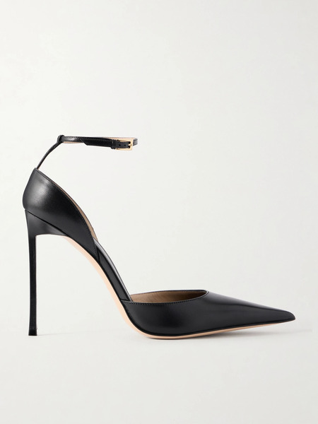  Tom Ford Tom Ford - Pointed-toe Matte Leather Pumps - Black 
