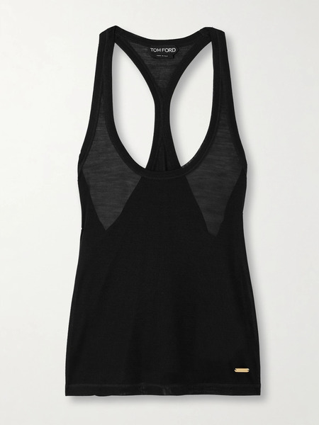  Tom Ford Tom Ford - Silk-jersey Tank - Black 