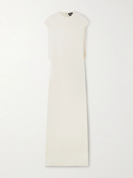  Tom Ford Tom Ford - Stretch-silk Georgette Gown - White 