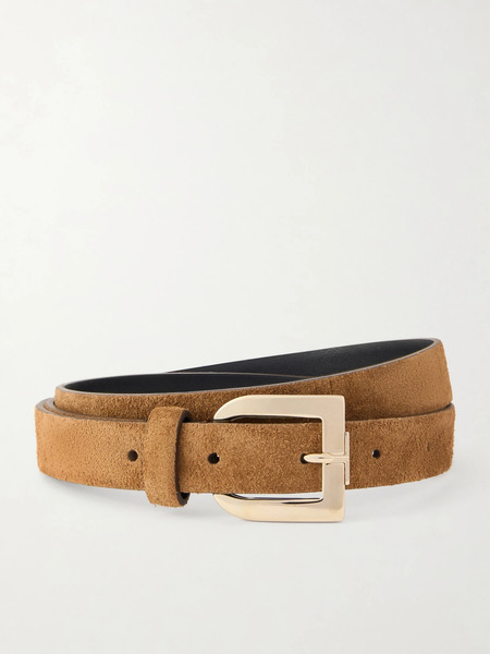  Tom Ford Tom Ford - Suede Belt - Tan 