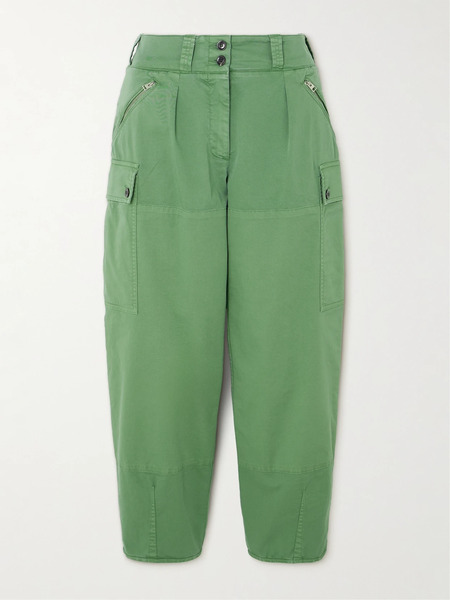  Tom Ford Tom Ford - Tapered Stretch-cotton Twill Cargo Pants - Green 