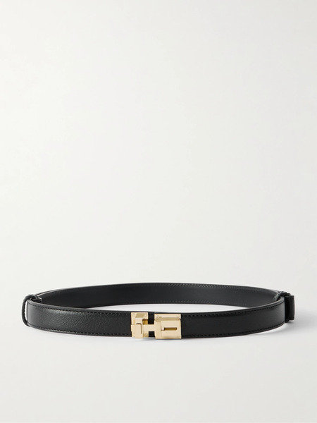  Tom Ford Tom Ford - Textured-leather Belt - Black 