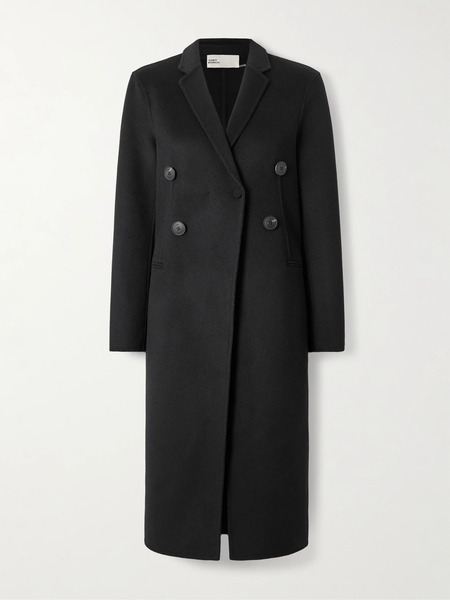  Tory Burch Tory Burch - Asymmetric Wool-blend Coat - Black 