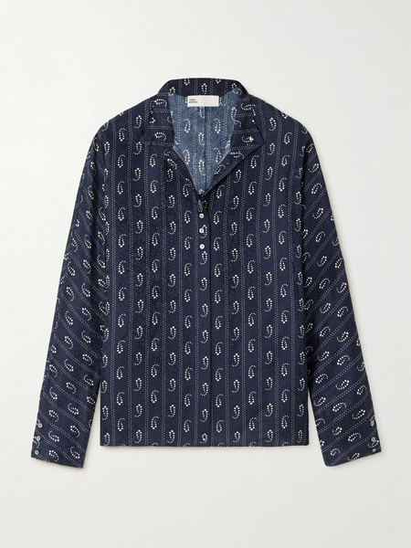  Tory Burch Tory Burch - Jacquard Blouse - Navy 