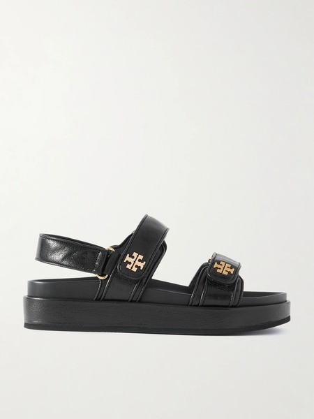  Tory Burch Tory Burch - Kira Sport Leather Sandals - Black 