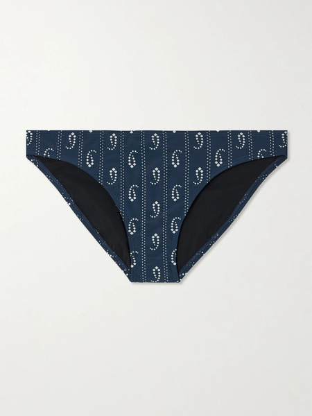  Tory Burch Tory Burch - Printed Bikini Briefs - Navy 