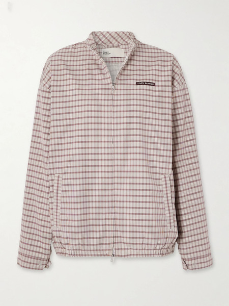  Tory Sport Tory Sport - Checked Twill Jacket - Beige 