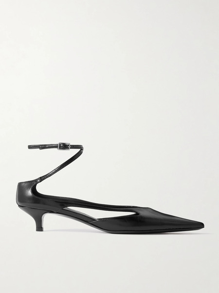  Toteme Toteme - Cutout Leather Pumps - Black 