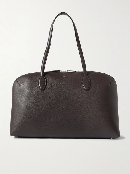  Toteme Toteme - Day Textured-leather Tote - Chocolate 