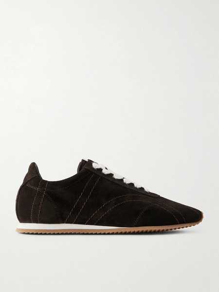  Toteme Toteme - Flex Suede Sneakers - Brown 