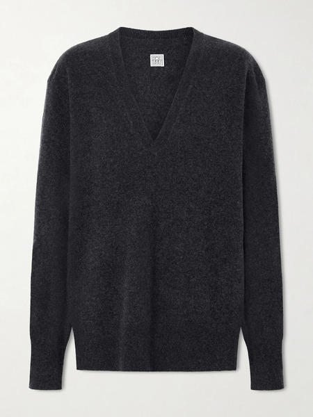  Toteme Toteme - Garderob Cashmere Sweater - Charcoal 