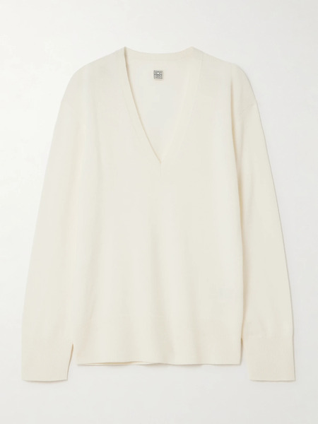  Toteme Toteme - Garderob Cashmere Sweater - Ecru 