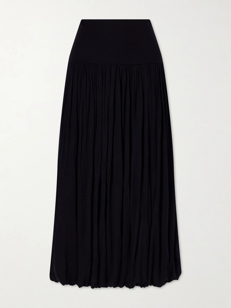  Toteme Toteme - Gathered Midi Skirt - Black 