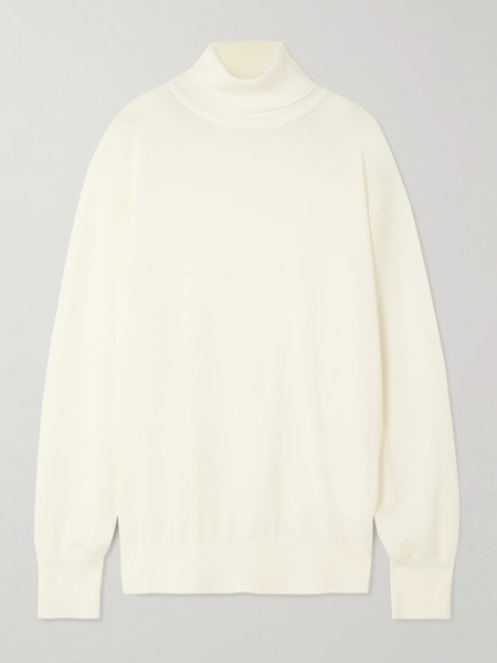  Toteme Toteme - Knitted Turtleneck Sweater - Ecru 