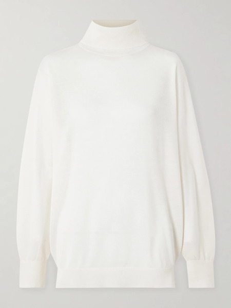  Toteme Toteme - Merino Wool Turtleneck Sweater - Ecru 