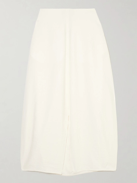  Toteme Toteme - Parachute Silk-blend Maxi Skirt - White 