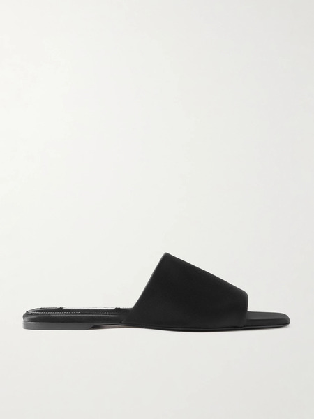  Toteme Toteme - Satin-twill Slides - Black 